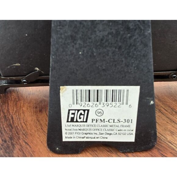 Figi Studio Vintage 2001 Desk Theme Picture Photo Frame ~ Metal 3D 5x4 - Picture 9 of 10